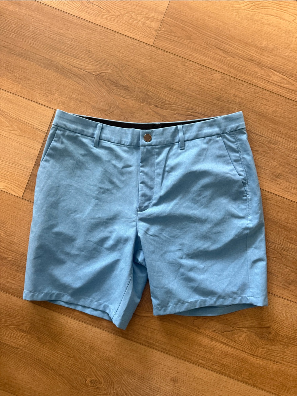 Bonobos Light Blue Flat-Front Men's Shorts
